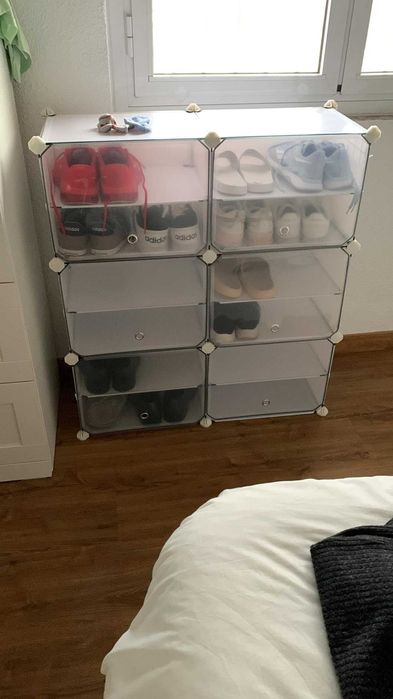 Modułowe pudełka do przechowywanie 6 sztuk mocne stabilne