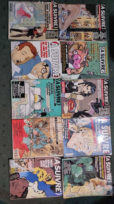 Lote 20 Revistas de BD Francesas À Suivre