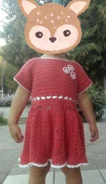 Платье летнее на девочку до 2 лет