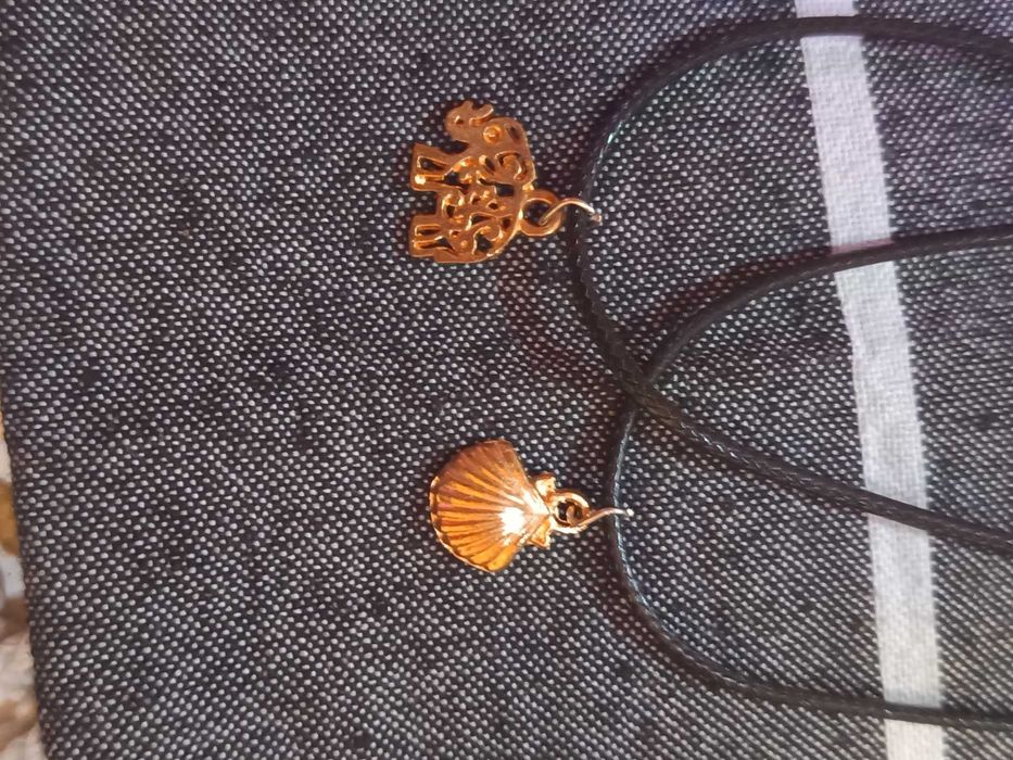2 Colares Concha e Elefante - Ref.: B-21