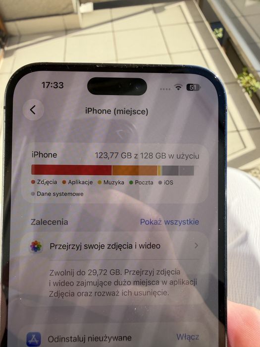 Iphone 14 pro max 128gb fioletowy
