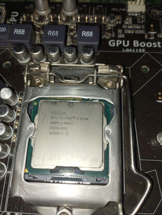 Комплект материнська плата p8h77-m  1155s core i5 3570k 16gb ddr3 1600