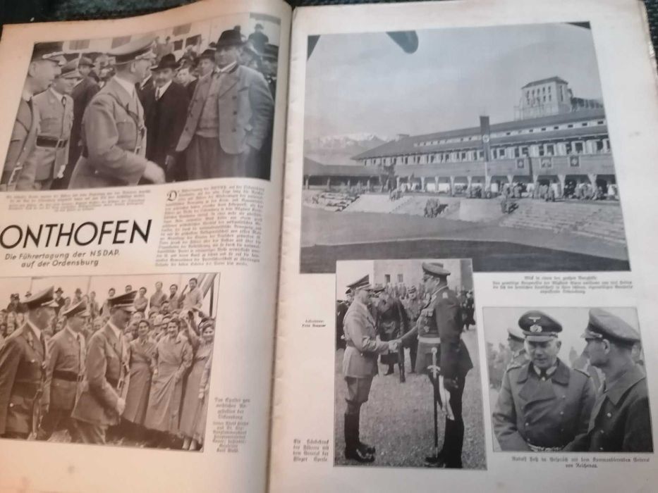 Duas interessantes revistas ilustradas NAZIS - JB. 1937 e 1941