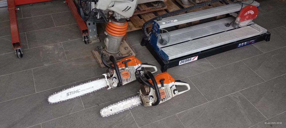 Pilarka, piła wypożyczenie, wynajem kosa spalinowa wykaszarka