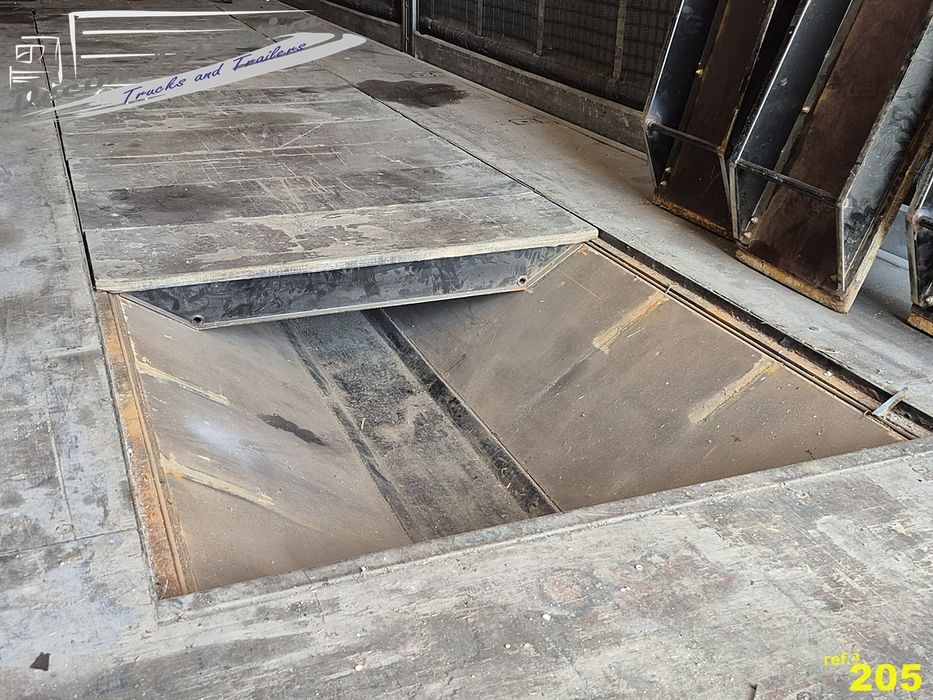 Semi-reboque Krone tecto elevatório  e porta-bobines