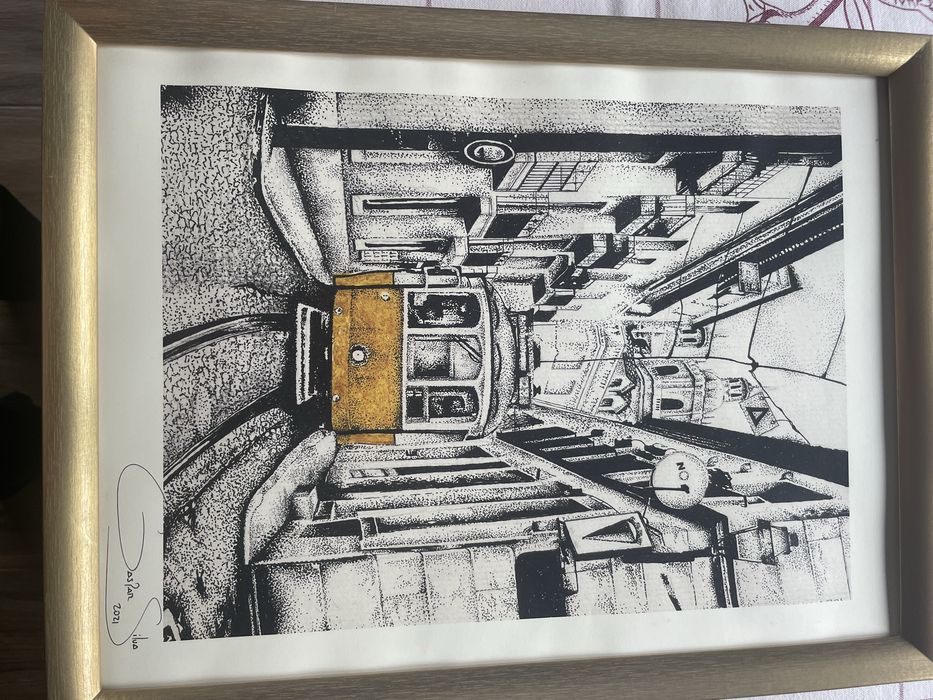 Dois Quadros  com moldura