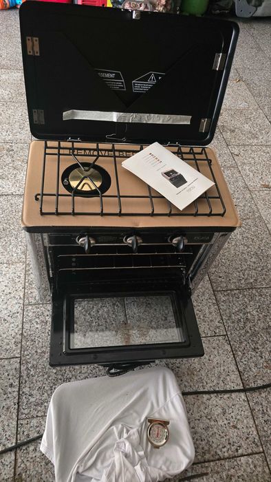 Forno a gás para autocaravana, campismo