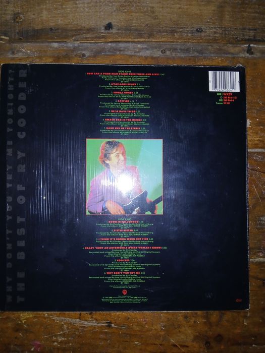 LP de Ry Cooder  - "Why Don't You Try Me Tonight?"