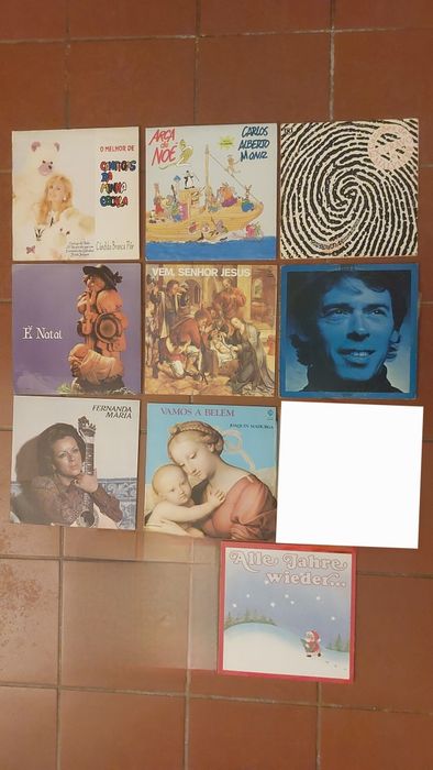 Coleção de vinis (discos de vinil)