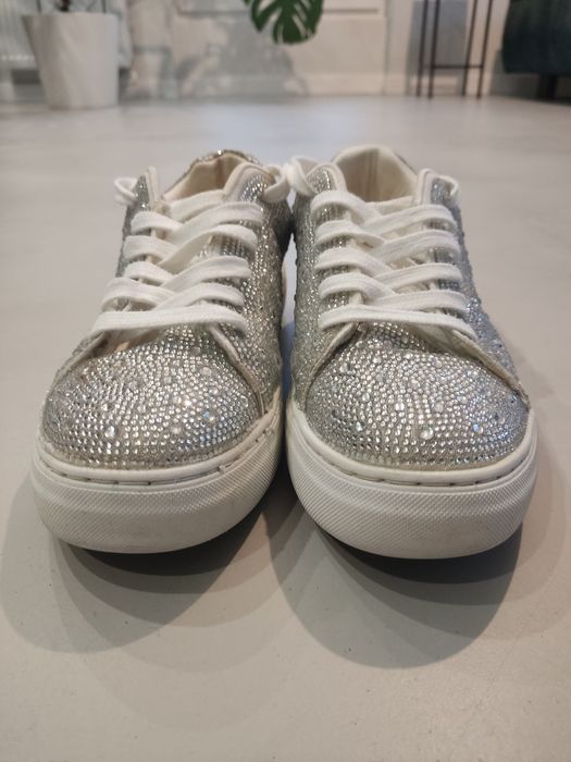 Srebrne sneakersy Anna Field