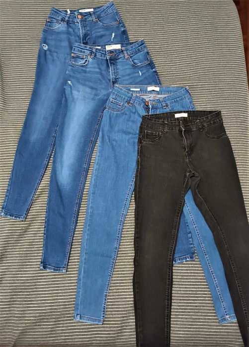 Calças Ganga Bershka, MO, Lefties, Springfield - do 34 ao 38