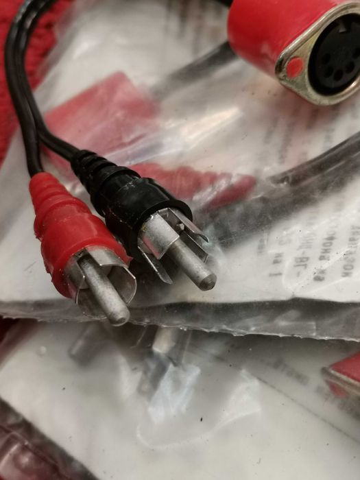 Кабель аудио переходник адаптер DIN5 PIN тюльпан 2 RCA СП-1И