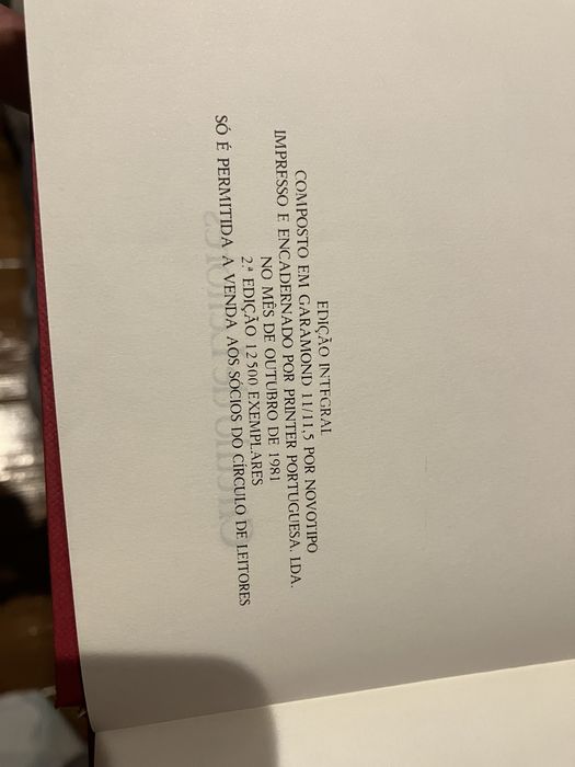 Os Irmãos Karamazov , edição de 1981