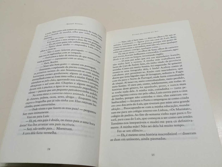 Livro " Os Filhos da Costa do Sol " de Manuel Arouca