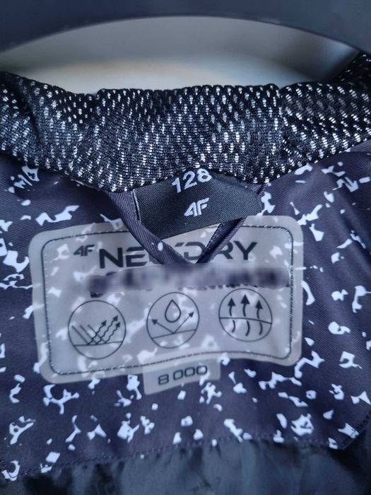 Kurtka przejściowa dla dziewczynki 128 4F NEODRY membrana 8000