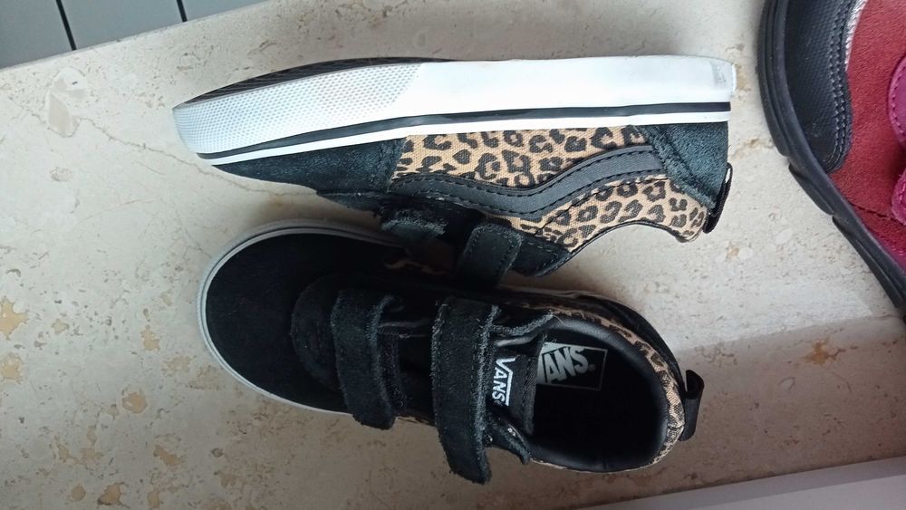 Trampki Vans 25 adidasy na rzep panterka oryginalne skórzane zamszz