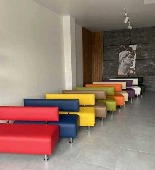 Диваны ожидания от 100 до 200 см для офиса, СТО, больниц, кафе ОПТОМ