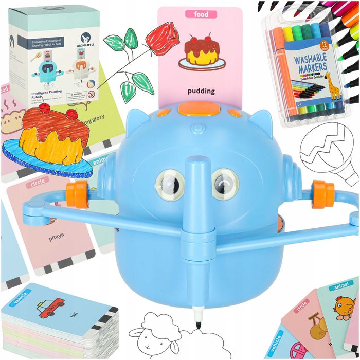 Robot rysujący fiszki do rysowania