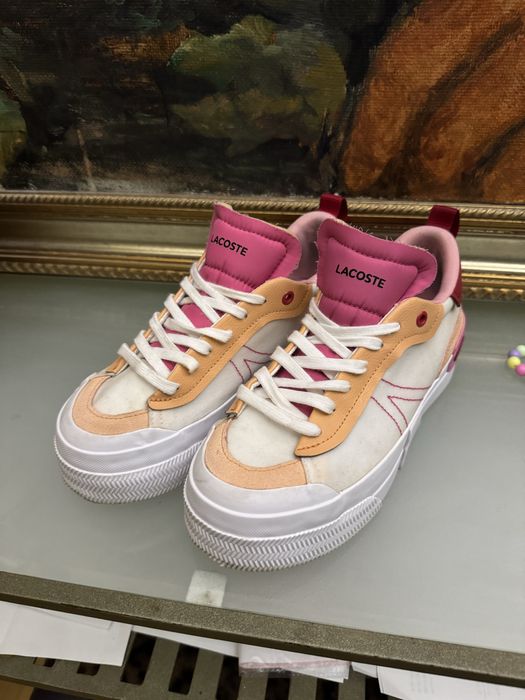 Lacoste L004 Platform оригінал 39 р рожеві platform кеди sneakers