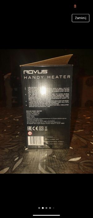 Podróżny grzejniczek handy heather