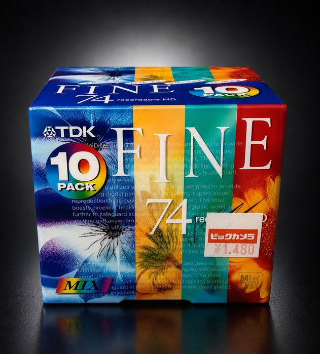 Минидиски minidisc TDK Fine 74 min 10 шт