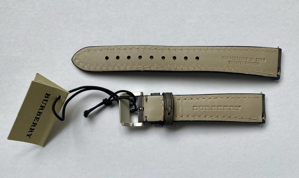 Oryginalny pasek do zegraka marki Burberry