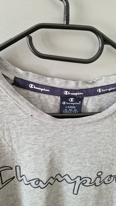 Koszulka t-shirt męski szara Champion /L