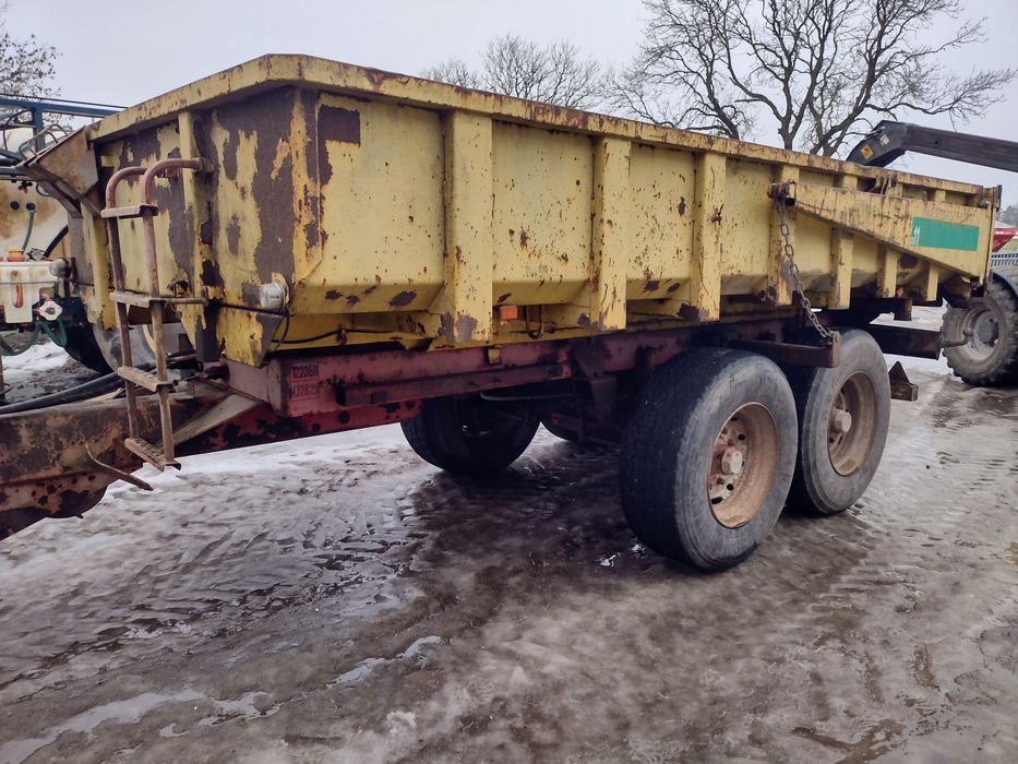 Przyczepa wywrotka Tandem budowlana rolnicza