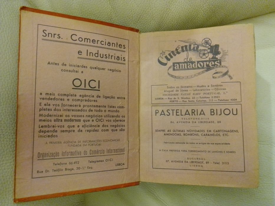 Antigo Livro Guia/Anuário dos Correios/Telégrafos e Telefones de 1948
