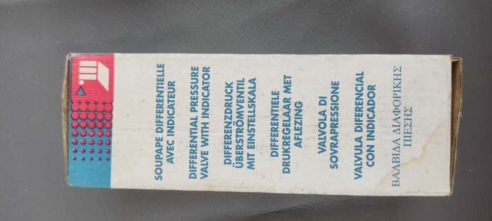 Válvula diferencial com indicador COMAP, modelo 872500, com ligações de 3/4'' a 1''.