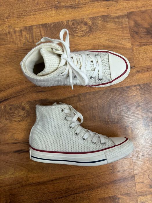 Wysokie tenisówki białe trampki buty conversy Converse rozmiar 35