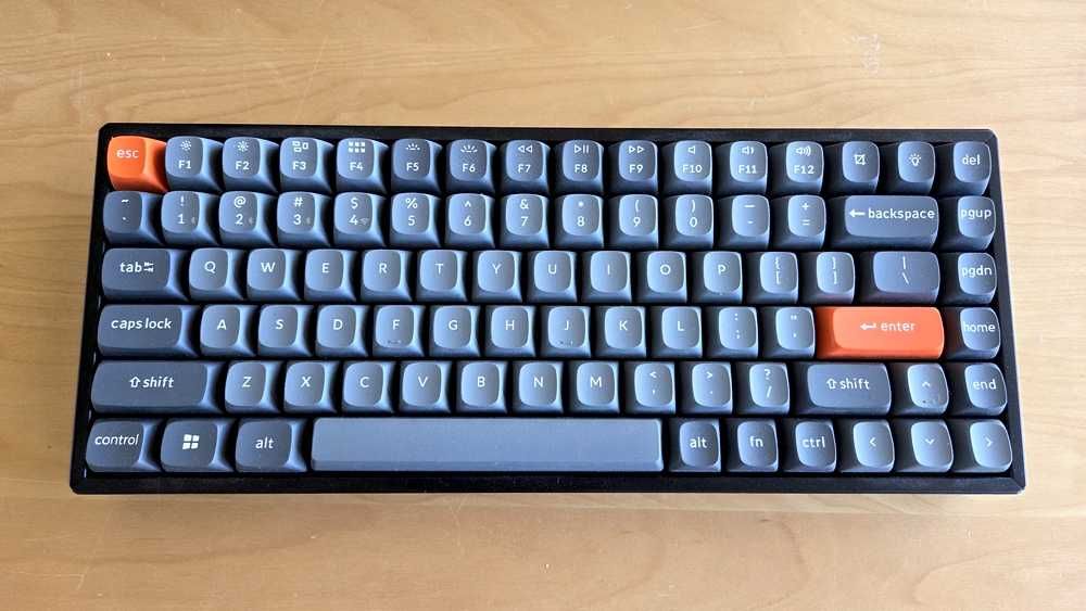 Keychron K2 Max 75% Wireless Mechanical Keyboard- Brown Tactile, stan idealny