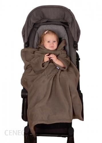Nowy kocyk z rekawkami,otulacz do wozka i fotelika