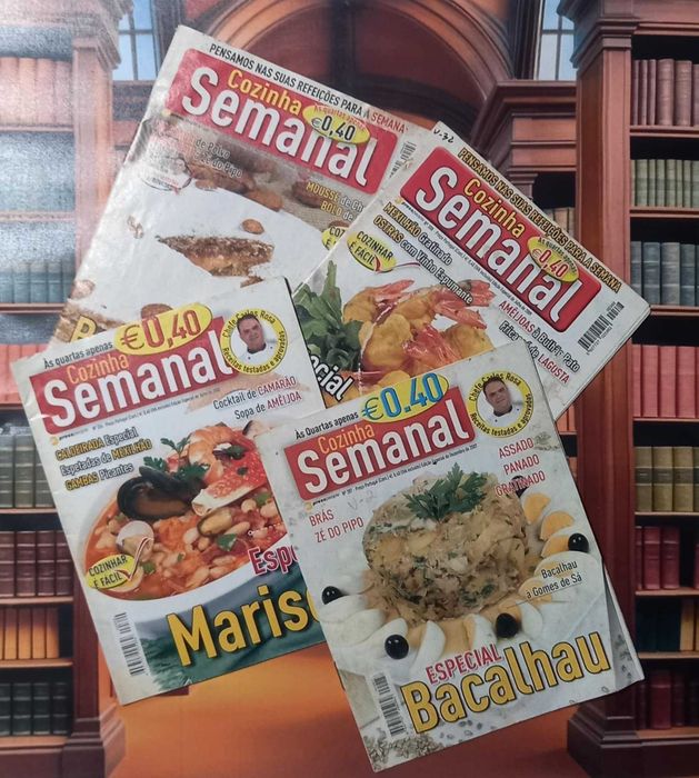 Revistas Cozinha Semanal (Mini) - Pack 4 Revistas
