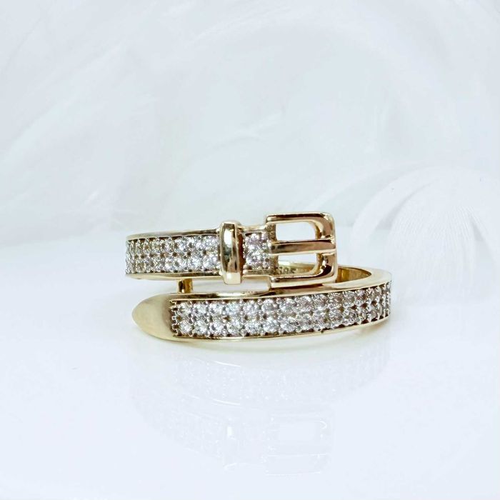 Nieużywany złoty pierścionek PR.585 14K PASEK