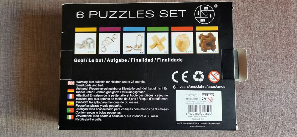 Quebra cabeças - set 6 Puzzles