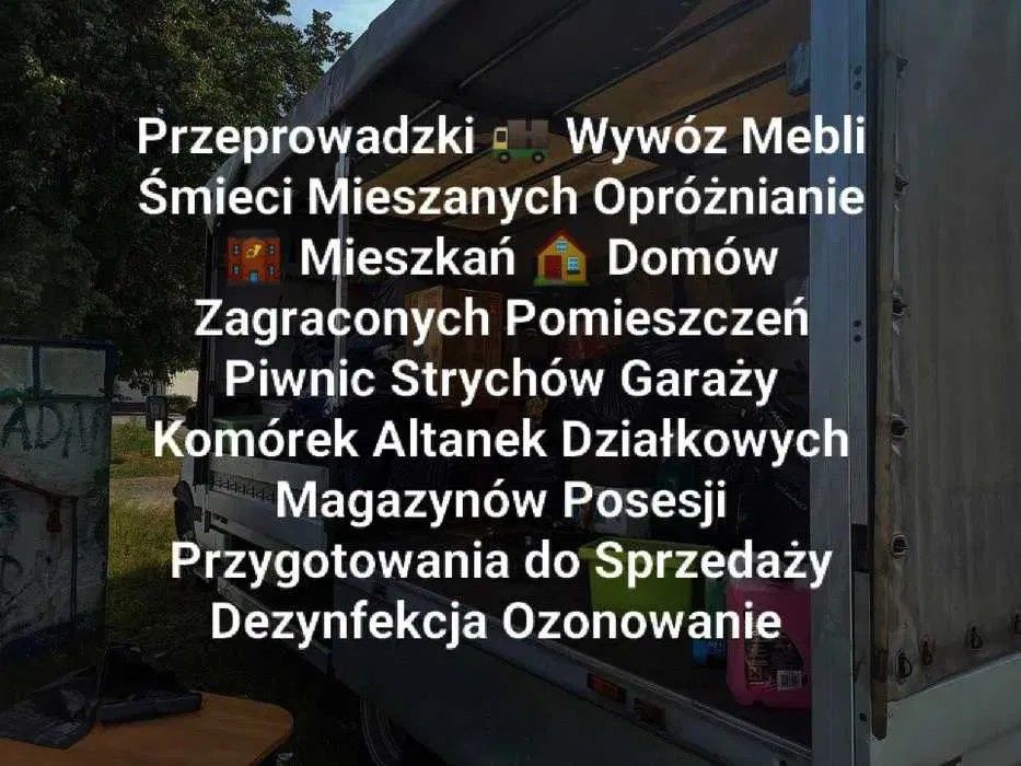 Opróżnianie Mieszkań Domów Wywóz Gabarytów Mebli Śmieci Przeprowadzki