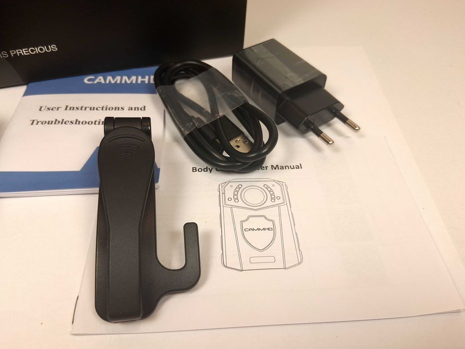 U045 Kamera Osobista Body Camera Cammhd FullHD Night Vision USB-C Nowa