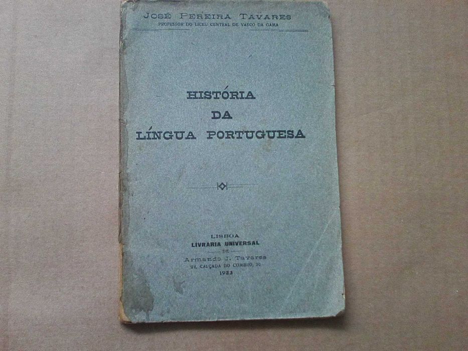 História da lingua portuguesa