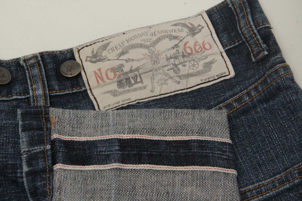Cheap Monday 30 34 selvedge denim джинсы челночный деним