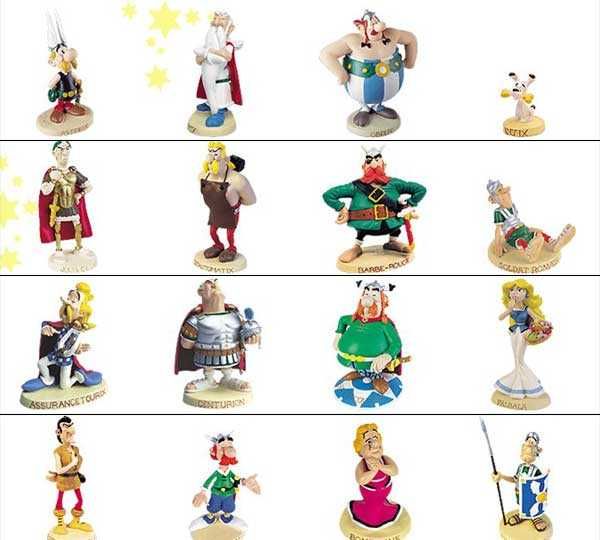 ASTERIX - coleção completa de figuras em resina - Plastoy 2000