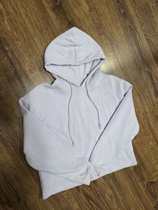 Asos bluza lawendowa XS 34 krótka