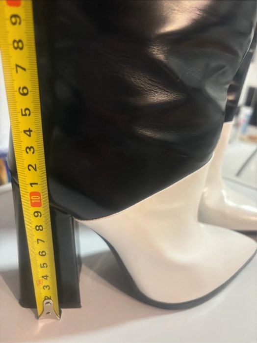 Piękne kozaki Pollini r. 38 skóra naturalna