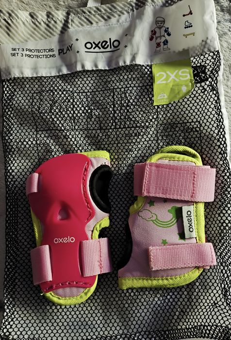 Conjunto de proteções mais capacete Oxelo