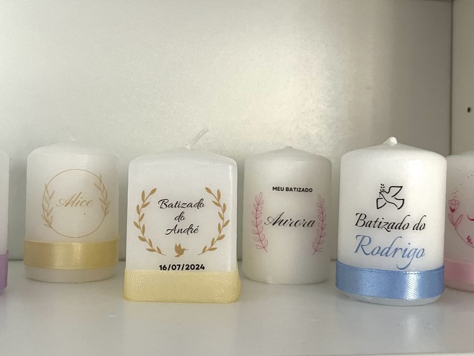Velas personalizadas para qualquer ocasião!