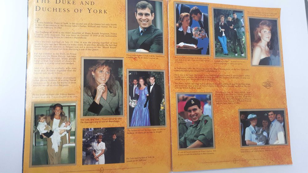 Caderneta de cromos completa THE ROYAL FAMILY