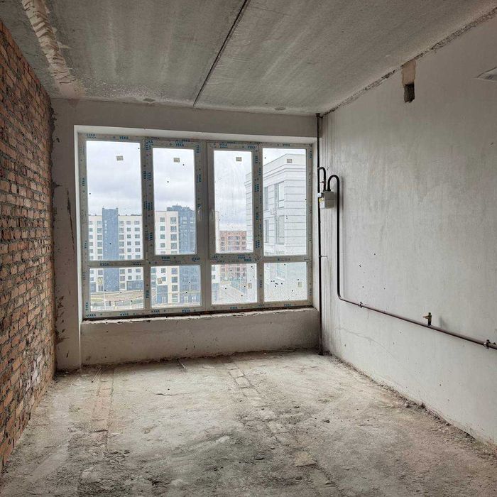 Двокімнатна квартира оформлення мінімальне, газ