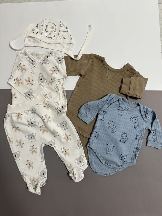 Набір одягу на новонароджених малюків 56-62 ,1-3 міс.