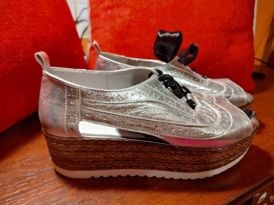 Босоніжки босоножки жіночі Срібні