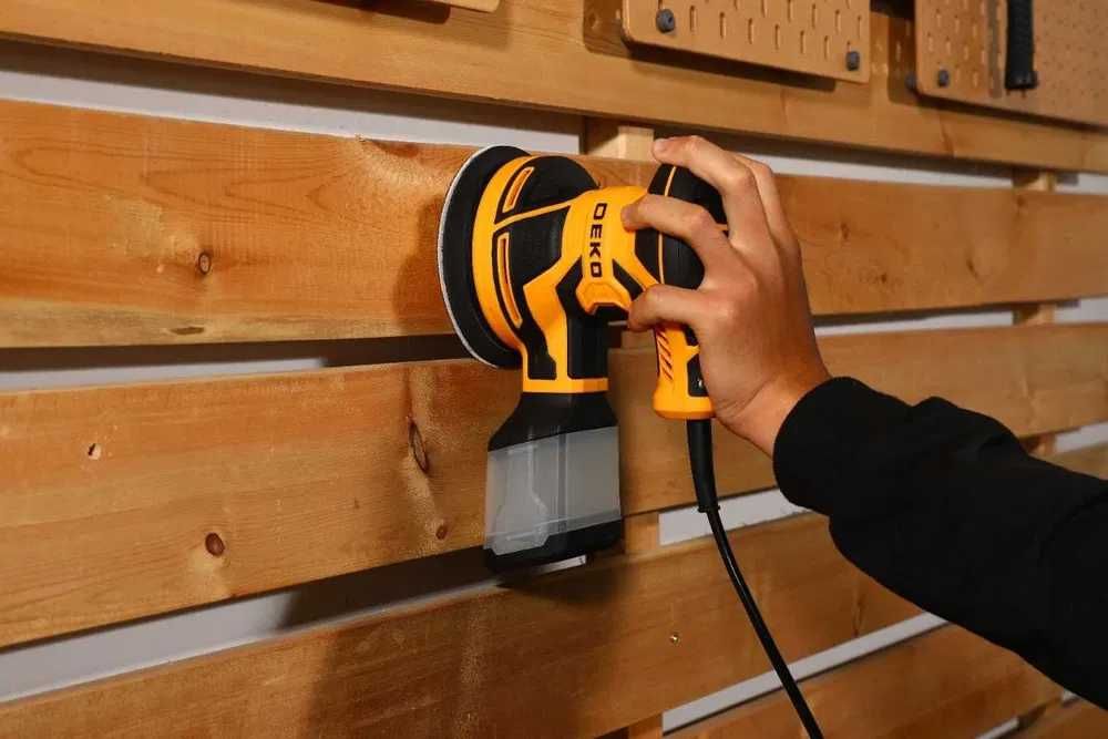 Szlifierka Oscylacyjna Mimośrodowa Elektryczna 125mm 16x Tarcz